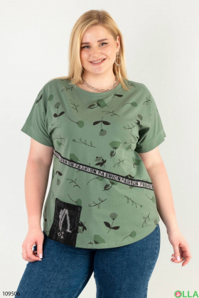 Women's green batal t-shirt