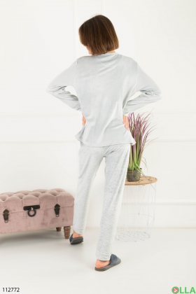 Женская светло-серая пижама