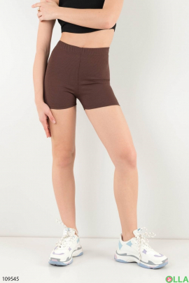 Women's brown shorts