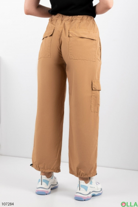 Women's brown cargo pants