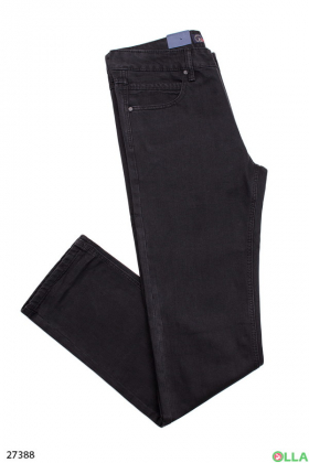 Чоловічі джинси чорного кольору