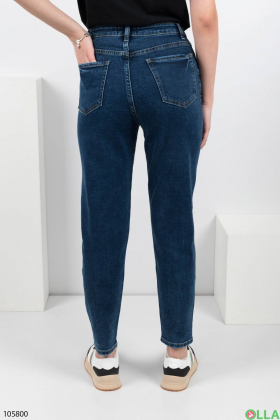 Women's blue banana jeans