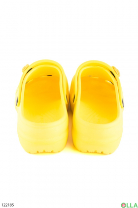 Женские желтые кроксы