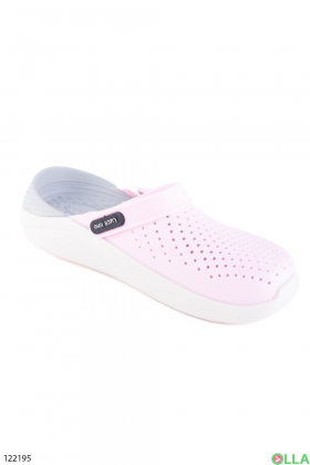 Women's pink crocs