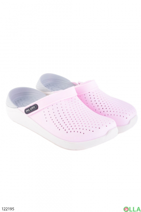 Women's pink crocs