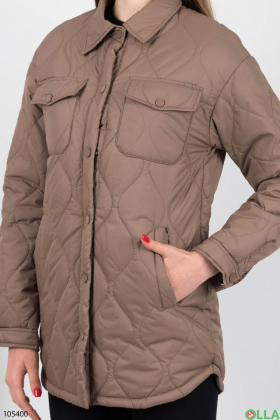 Женская коричневая куртка