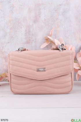 Женская светло-розовая  сумка