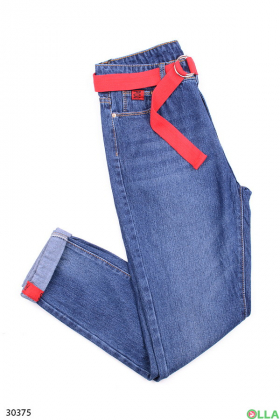 Women's jeans with cuffs