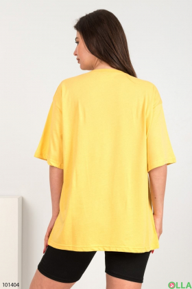 Жіноча жовта футболка