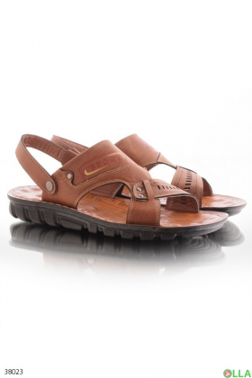 Men's brown sandals