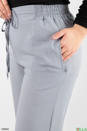 Women's gray batal palazzo trousers