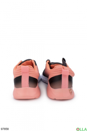 Жіночі сіро-рожеві кросівки