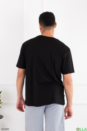 Men's black T-shirt batal
