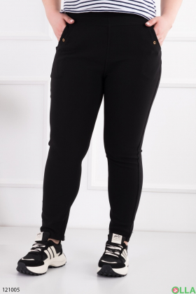 Women's black batal leggings