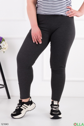 Women's dark gray batal leggings