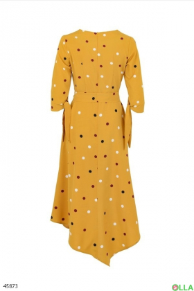 Women's dress with polka dots