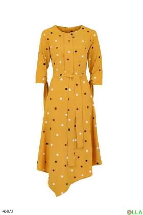 Women's dress with polka dots