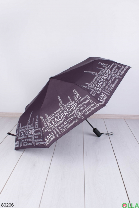 Жіноча темно-фіолетова парасолька
