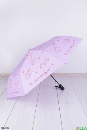 Жіноча лілова парасолька