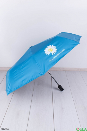 Жіноча блакитна парасолька