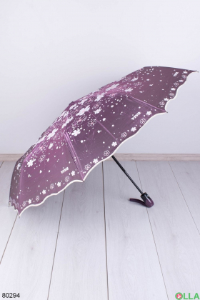 Жіноча фіолетова парасолька