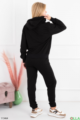 Женский черный спортивный костюм
