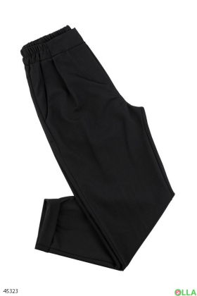 Женские брюки чёрного цвета
