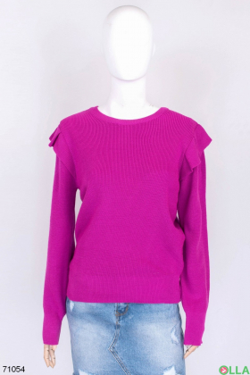 Жіночий фіолетовий светр