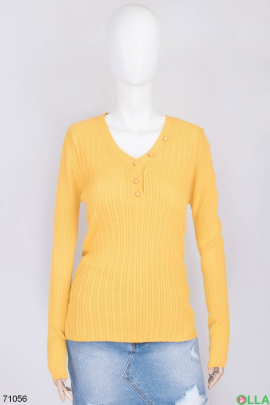 Women's yellow sweater