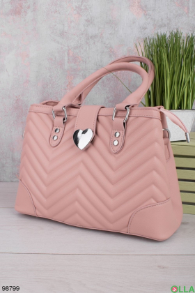 Жіноча рожева сумка