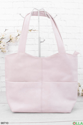 Жіноча світло-рожева сумка
