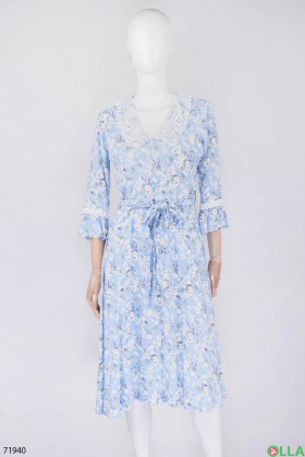 Women's dress with floral print