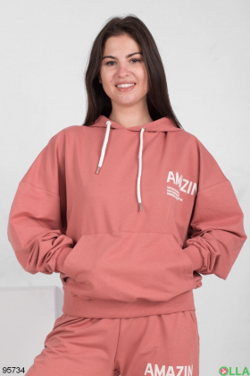 Women's coral tracksuit