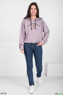 Women's lilac hoodie