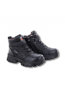 Зимові черевики для хлопчика B2067-1C 37 23,5 см Чорний 