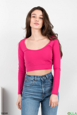 Women's Pink Long Sleeve Top