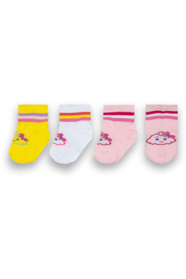 Детские носки для девочки NSD-336 р. (от 0-6 месяцев) (90336) Разные цвета obs-2059033608002