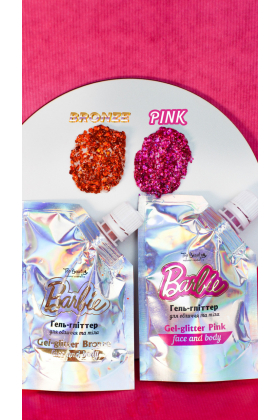 Гель-глітер для обличчя та тіла Barbie Pink 