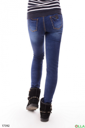 Женские джинсы с манжетами