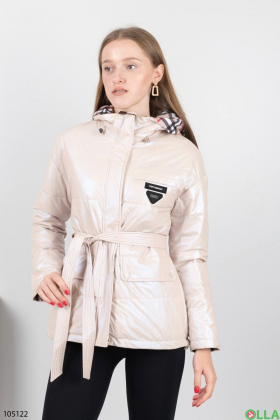 Женская двухсторонняя куртка с капюшоном