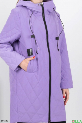 Женская фиолетовая куртка