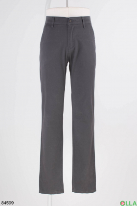 Men's gray trousers
