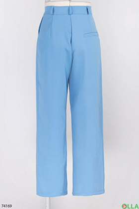 Жіночі блакитні брюки