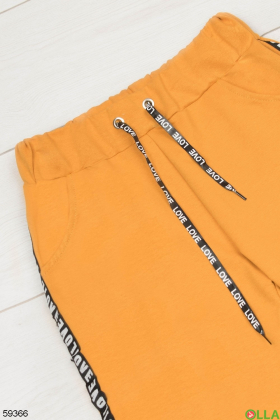 Women's sweatpants with lettering