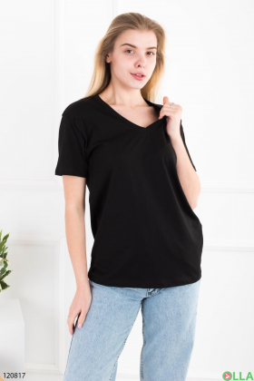 Women's black T-shirt
