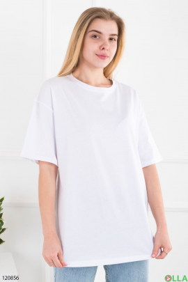Women's white oversized T-shirt