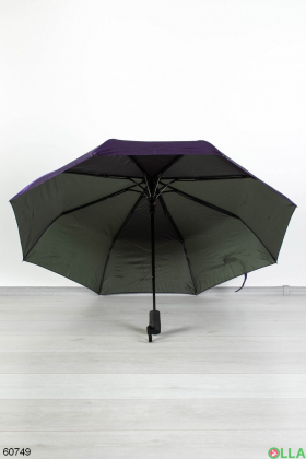 Жіноча чорно-фіолетова парасолька