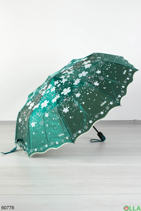 Жіноча парасолька з градієнтом та принтом