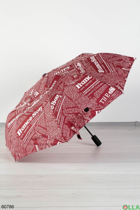 Жіноча парасолька з написами