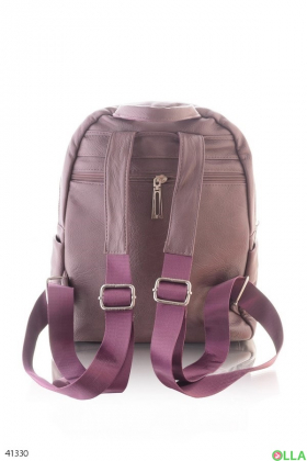 Фиолетовый рюкзак со стразами